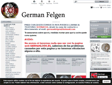 Tablet Screenshot of germanfelgen.com